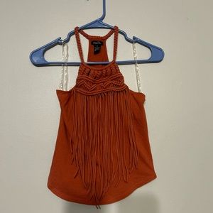 Rue 21 Fringe Halter Top